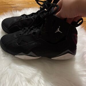 Jordan Kids Black and White Sneakers